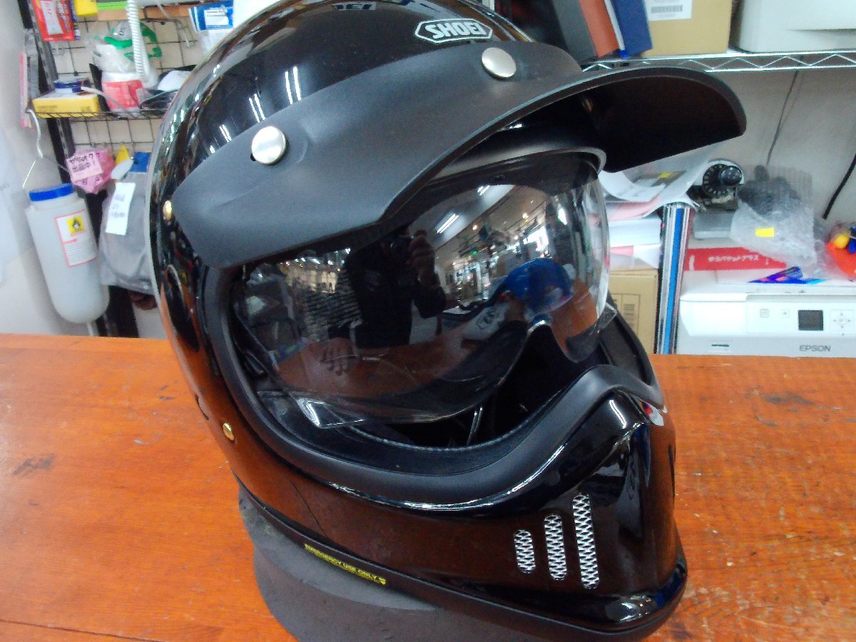  Shoei EX-ZERO черный размер M оригинальный козырек имеется 