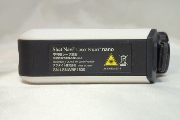 11066[M]通電確認済◆Shot Navi◆ショットナビ/Laser Sniper/nano/ナノ/レーザー距離計/充電式/軽量/ホワイト/ゴルフ♪_画像9