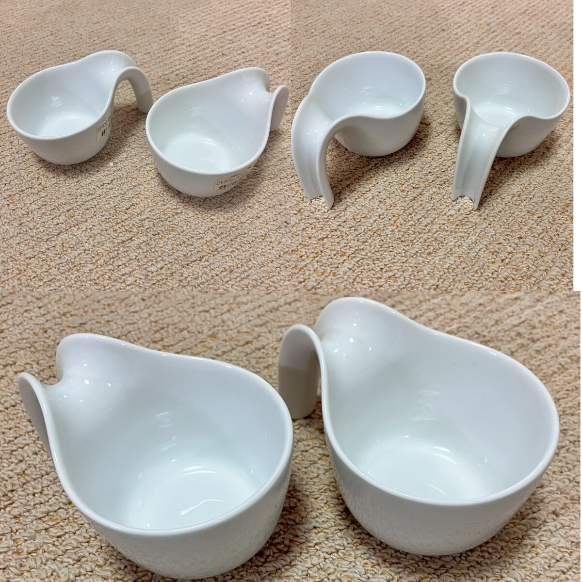 снят с производства редкий Royal Copenhagen ole кружка пара 2 шт. комплект не использовался b крыша Roo tedo plain Ole Jensen белый