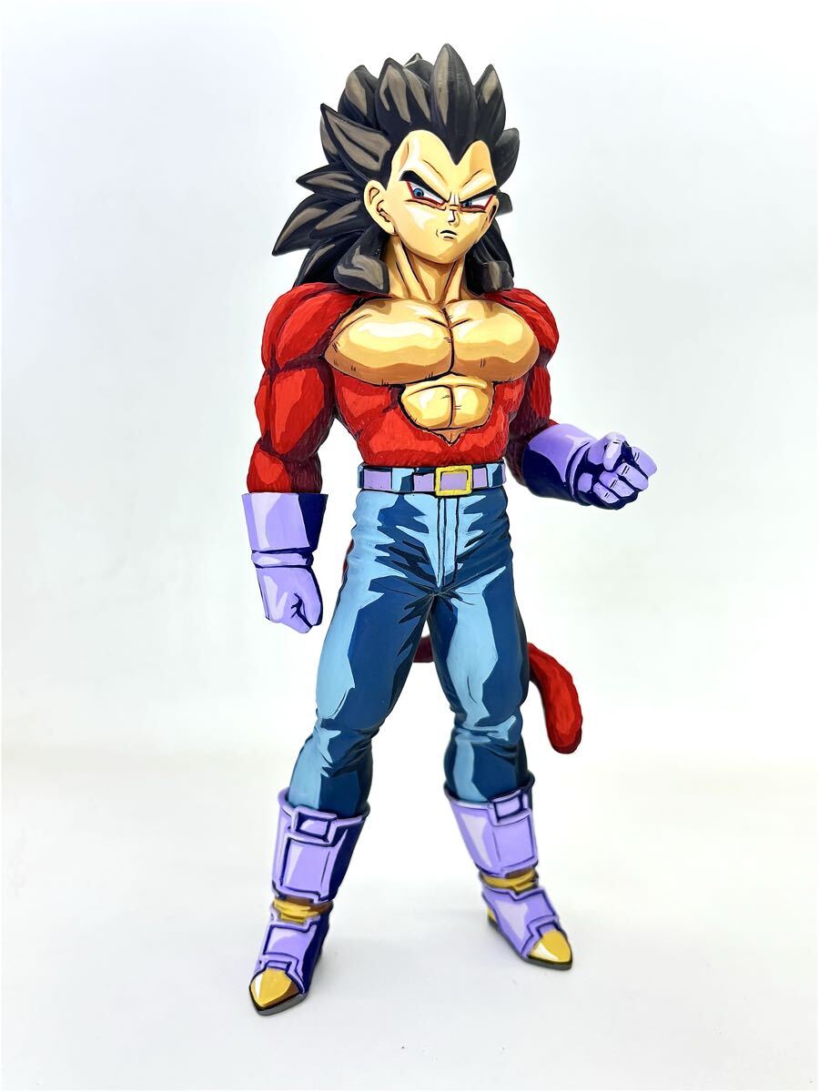リペイント ドラゴンボールGT THE出陣 超サイヤ人4 ベジータ フィギュア 2D アニメ ドラゴンボール 2次元風彩色 _画像1