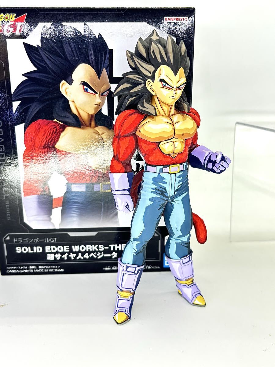 リペイント ドラゴンボールGT THE出陣 超サイヤ人4 ベジータ フィギュア 2D アニメ ドラゴンボール 2次元風彩色 _画像8