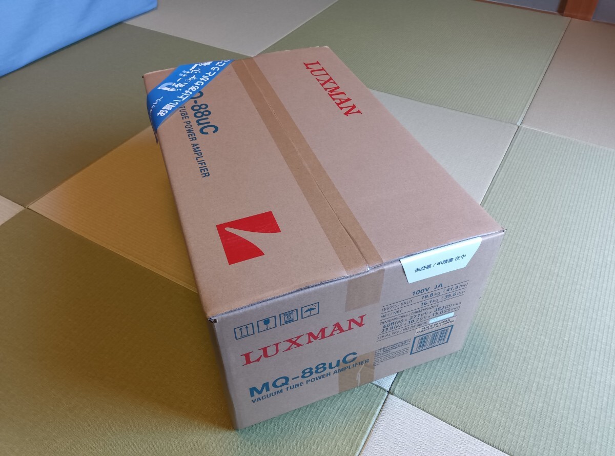 未使用 ラックスマン luxman 真空管アンプ ＭＱ−８８ｕＣ_画像2