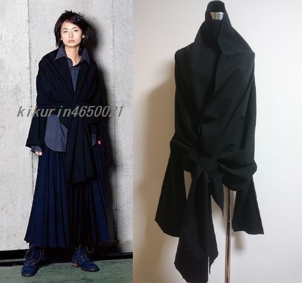 Y's ワイズ★レッドレーベル 変形ジャケット★黒★美品_画像2