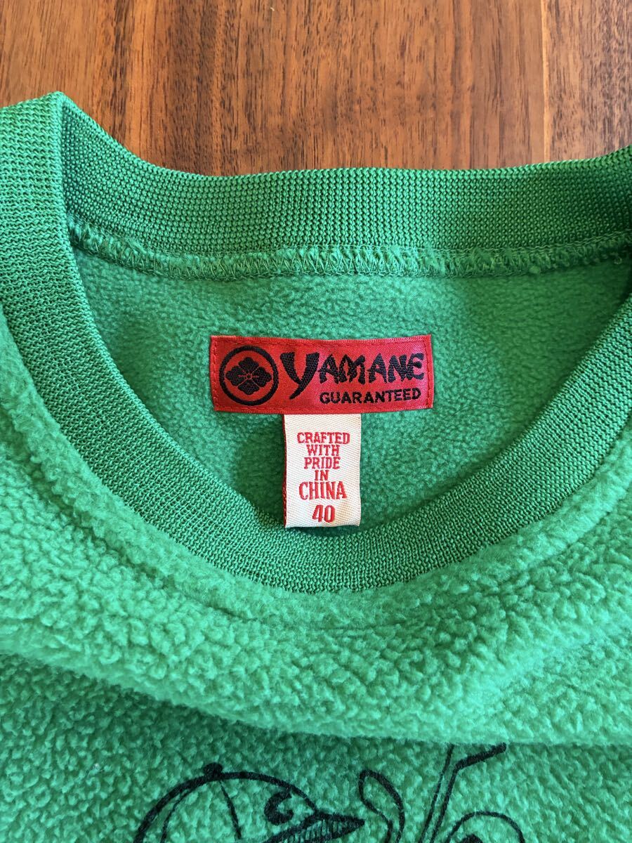 【新品】エヴィス　evisu スウェット　トレーナー　サイズ40 ゴルフ　山根英彦　YAMANE CIBUFF シバフくん　サイズＬ_画像3