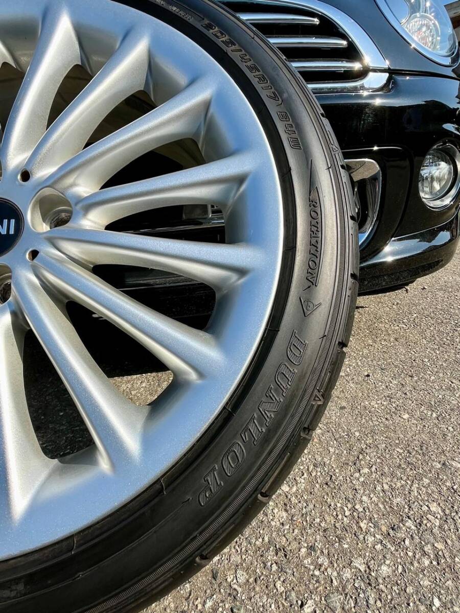 BMWミニ 17イ1本 205/45R17 7J 4穴 PCD100 オフセット+48_画像8