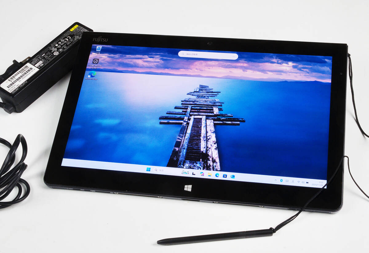 FUJITSU ARROWS Tab corei5(4300U) Mem4GB SSD128GB 無線LAN+Bluetooth Win11Pro64bit 25H2 タッチパネルFHD タッチペン付_画像10