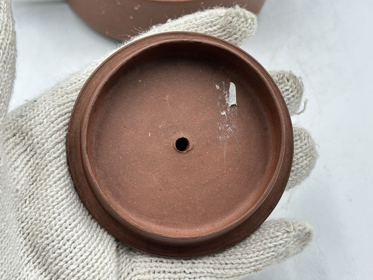 紫砂茶壷 朱泥急須 單孔茶壷 煎茶道具 茶器 中国美術 中国古玩 在銘 唐物 清時代 中國古美術_画像7