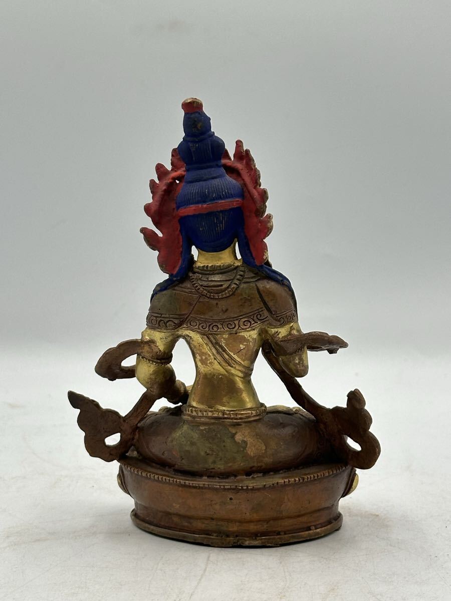 仏像 仏教美術 置物 仏道具 中國古美術 時代物 仏教美術 東洋雕刻 細緻雕刻 古置物 唐物_画像3