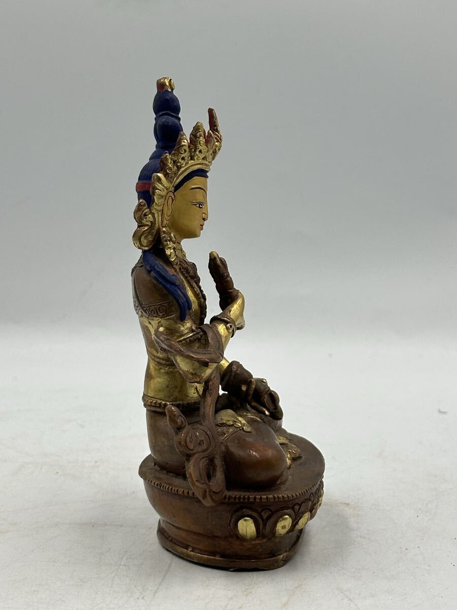 仏像 仏教美術 置物 仏道具 中國古美術 時代物 仏教美術 東洋雕刻 細緻雕刻 古置物 唐物_画像4