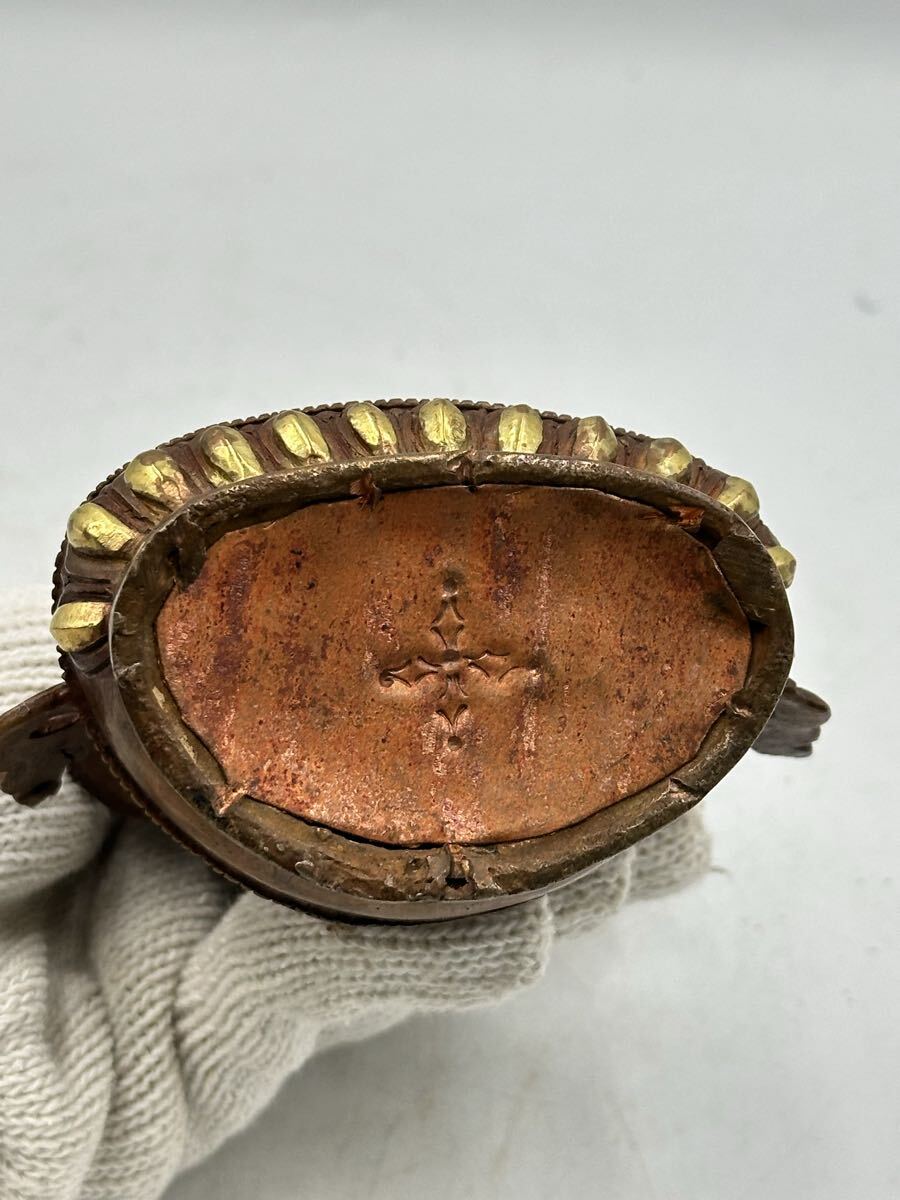 仏像 仏教美術 置物 仏道具 中國古美術 時代物 仏教美術 東洋雕刻 細緻雕刻 古置物 唐物_画像6