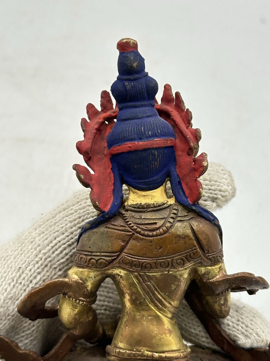 仏像 仏教美術 置物 仏道具 中國古美術 時代物 仏教美術 東洋雕刻 細緻雕刻 古置物 唐物_画像8