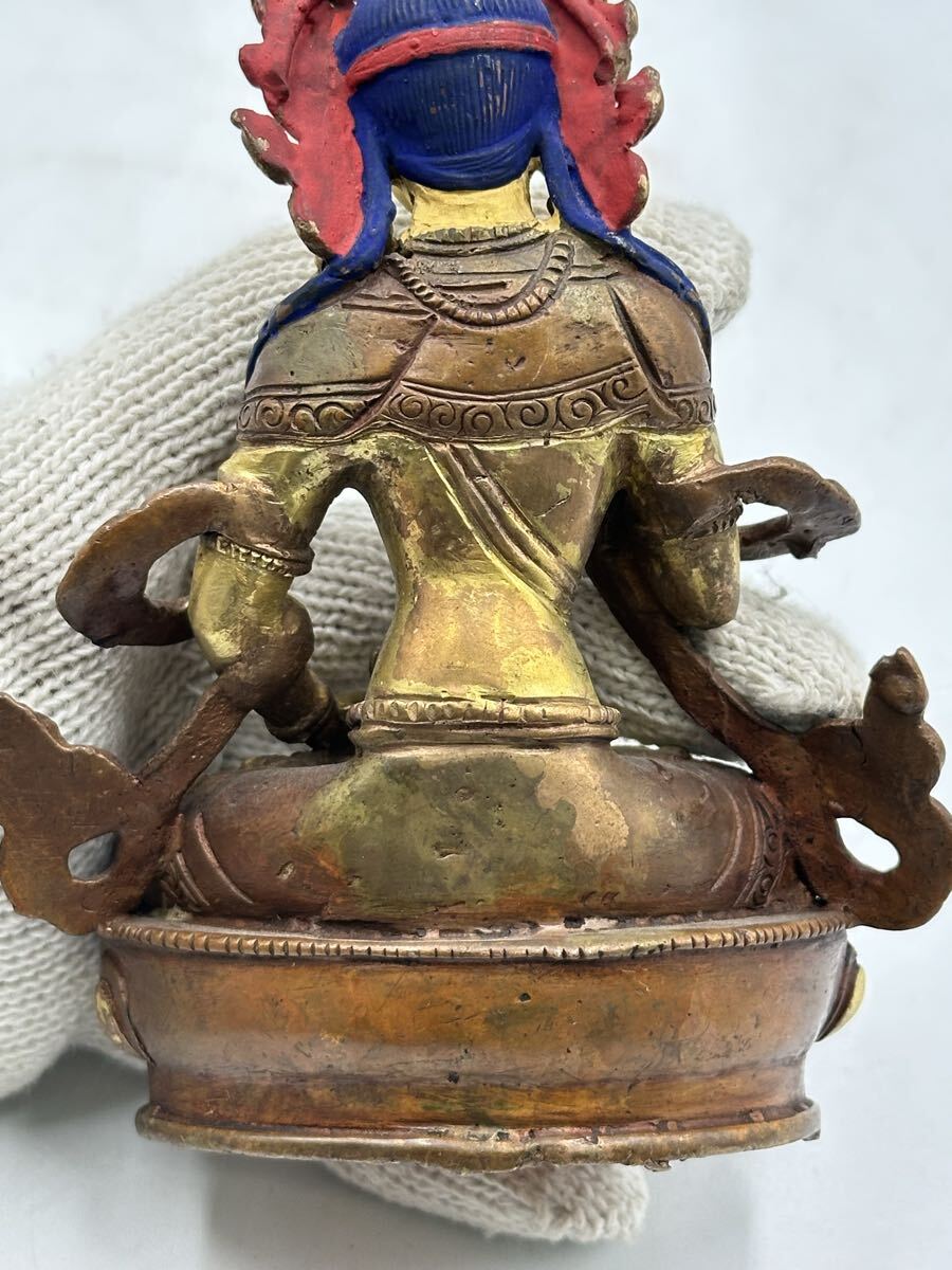 仏像 仏教美術 置物 仏道具 中國古美術 時代物 仏教美術 東洋雕刻 細緻雕刻 古置物 唐物_画像9