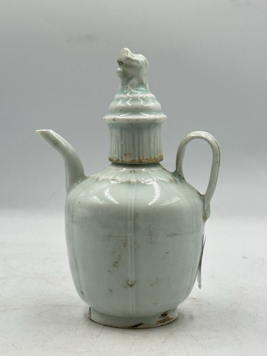 中國宋時代影青水注 青白磁水注 急須 煎茶道具 時代物 唐物 中国美術 中国古玩 水注 茶道具 古陶磁器 古美術 骨董品_画像1