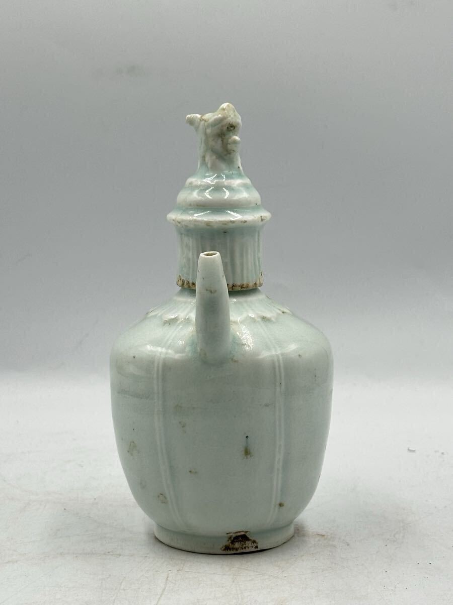 中國宋時代影青水注 青白磁水注 急須 煎茶道具 時代物 唐物 中国美術 中国古玩 水注 茶道具 古陶磁器 古美術 骨董品_画像4