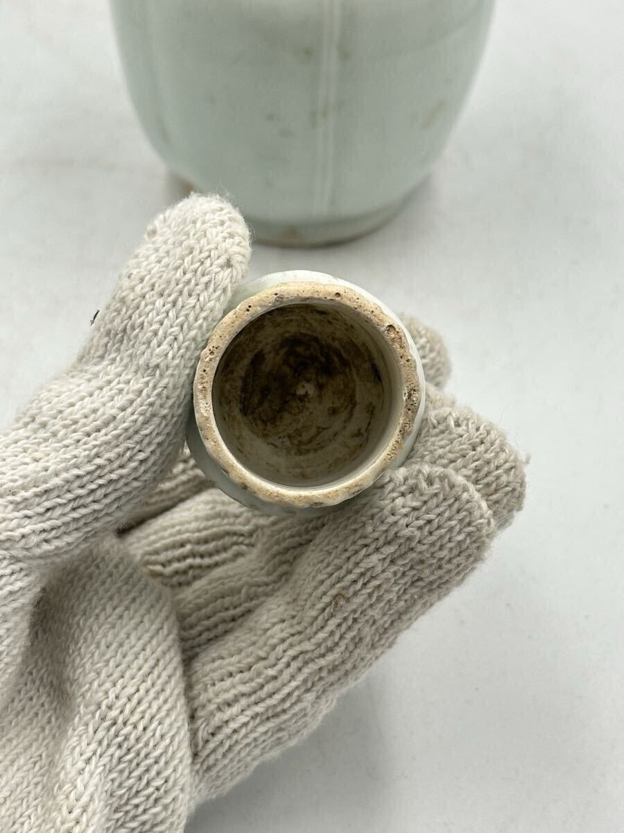 中國宋時代影青水注 青白磁水注 急須 煎茶道具 時代物 唐物 中国美術 中国古玩 水注 茶道具 古陶磁器 古美術 骨董品_画像8