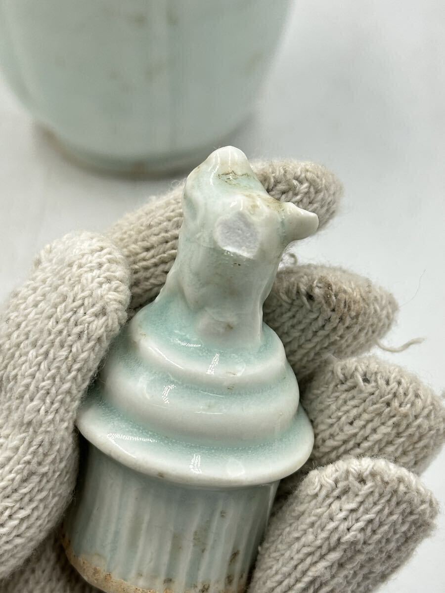 中國宋時代影青水注 青白磁水注 急須 煎茶道具 時代物 唐物 中国美術 中国古玩 水注 茶道具 古陶磁器 古美術 骨董品_画像9