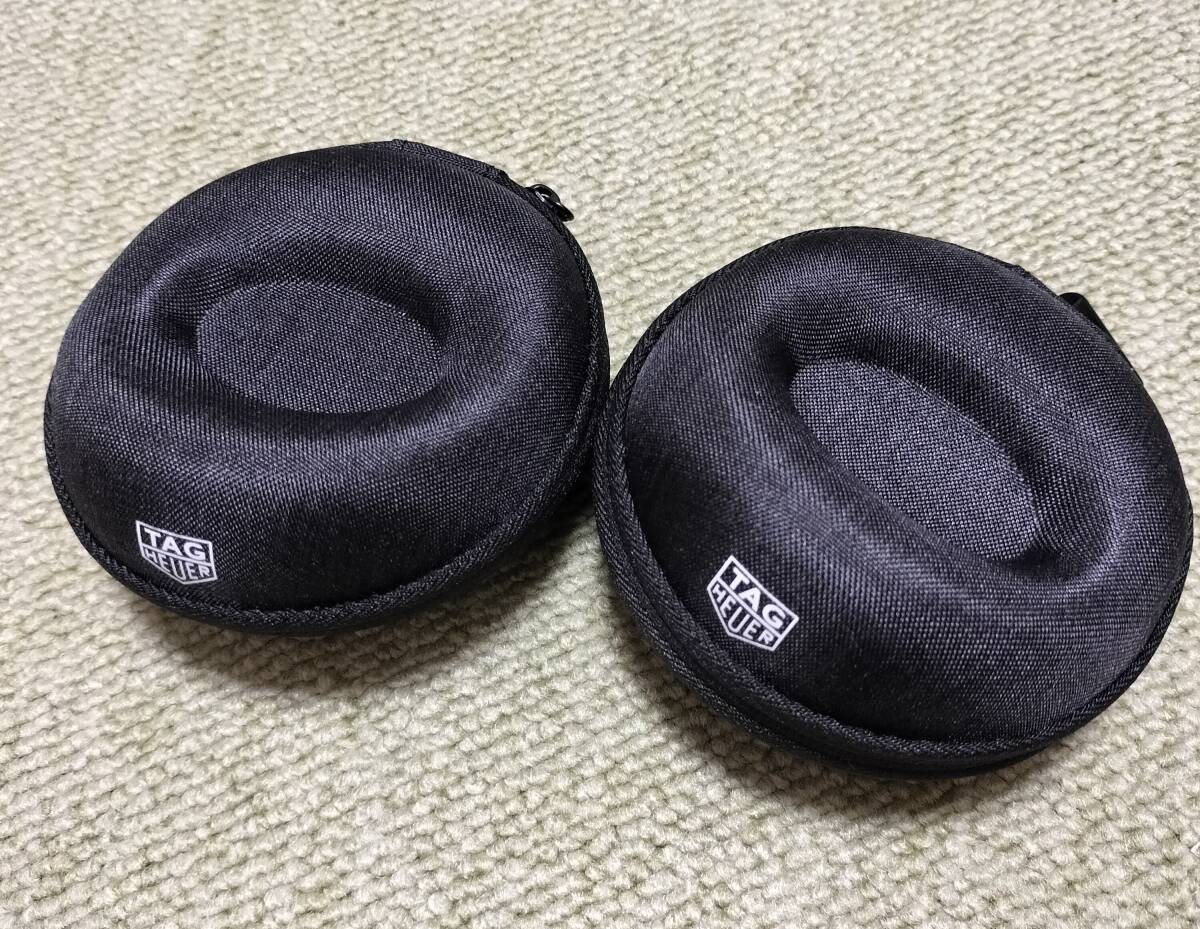 非売品タグ・ホイヤー腕時計ポーチ２個セット　純正品未使用　アクアレーサーカレラモナコ自動巻手巻きクロノグラフ_画像1