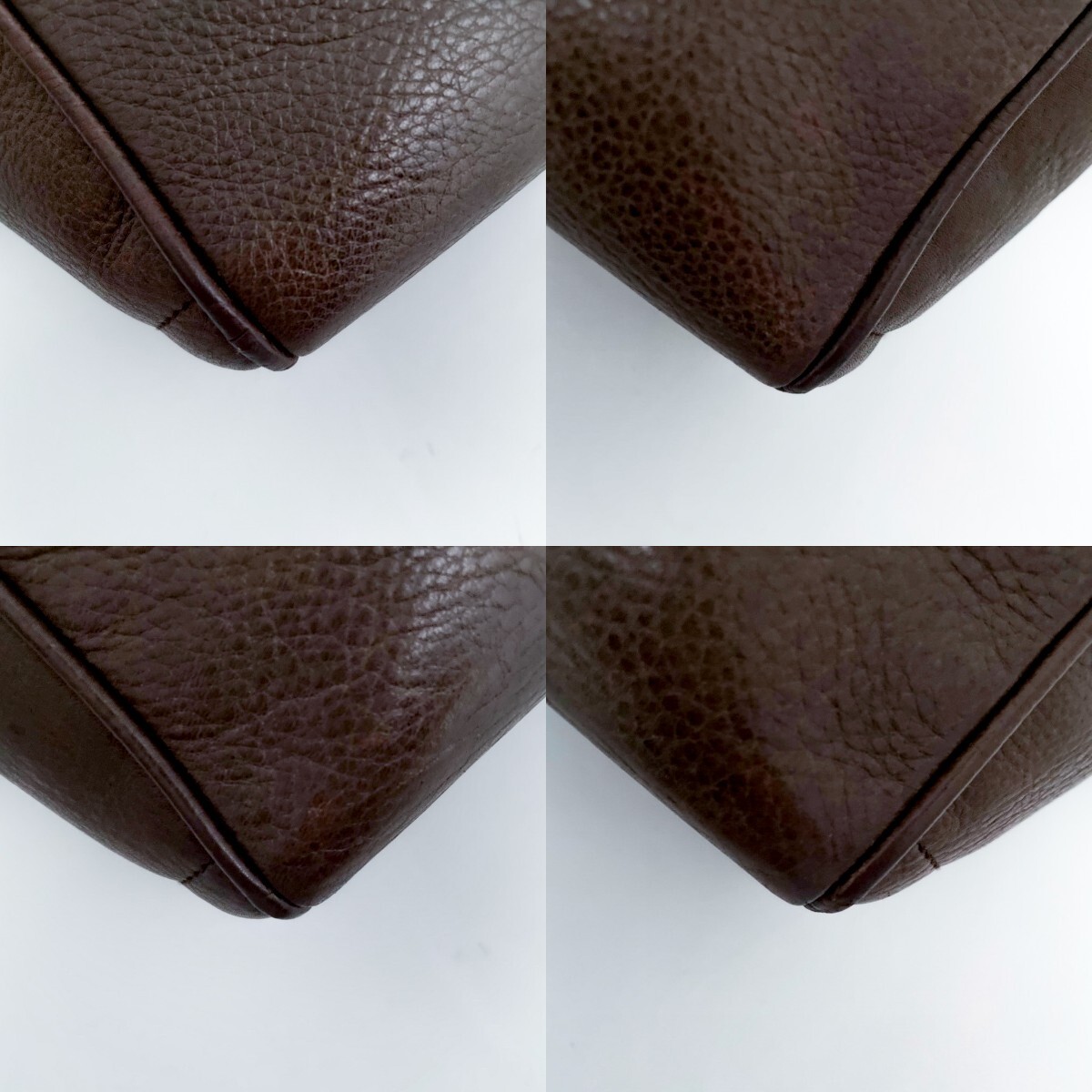 1円■入手困難■最高級ライン■型崩れ無し■LOEWE ロエベ 型押しロゴ トートバッグ ビジネス 大容量 A4 メンズ レディース レザー ブラウン_画像6