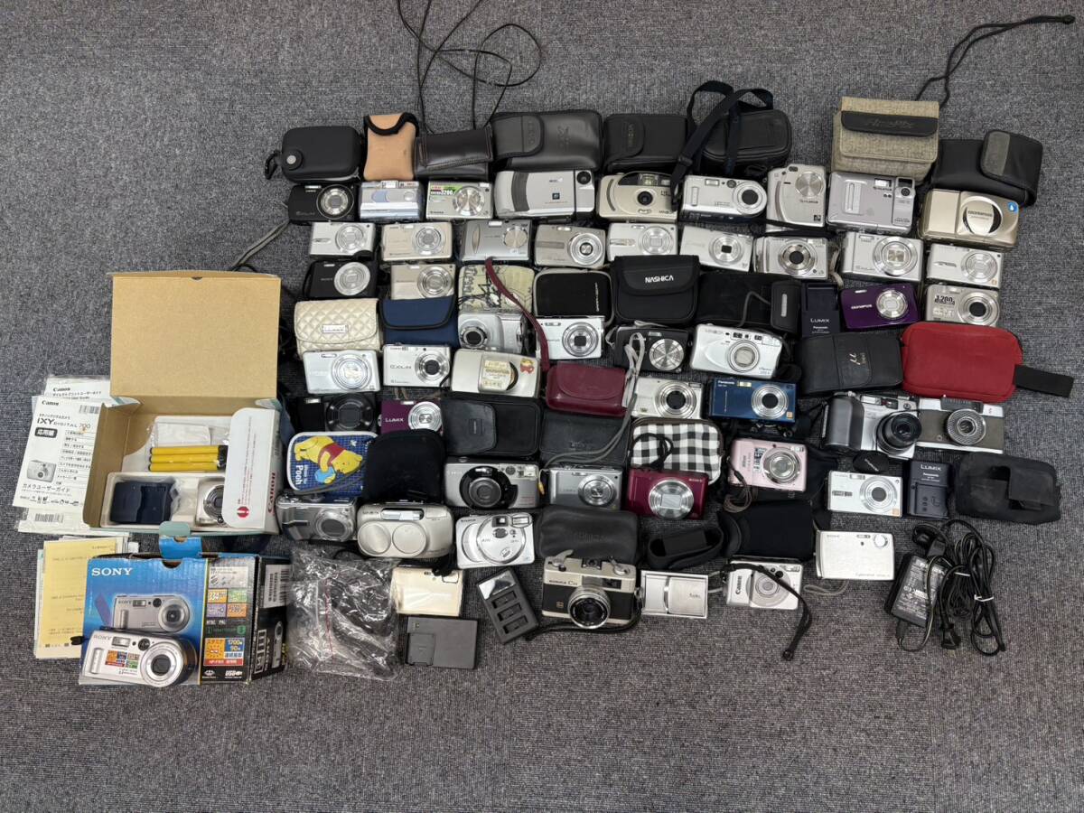 【50点まとめ】カメラ デジタルカメラ　付属品　ソニー　キャノン　フジフィルム　オリンパス　ミノルタ　など　ジャンク　1円スタート　32_画像1