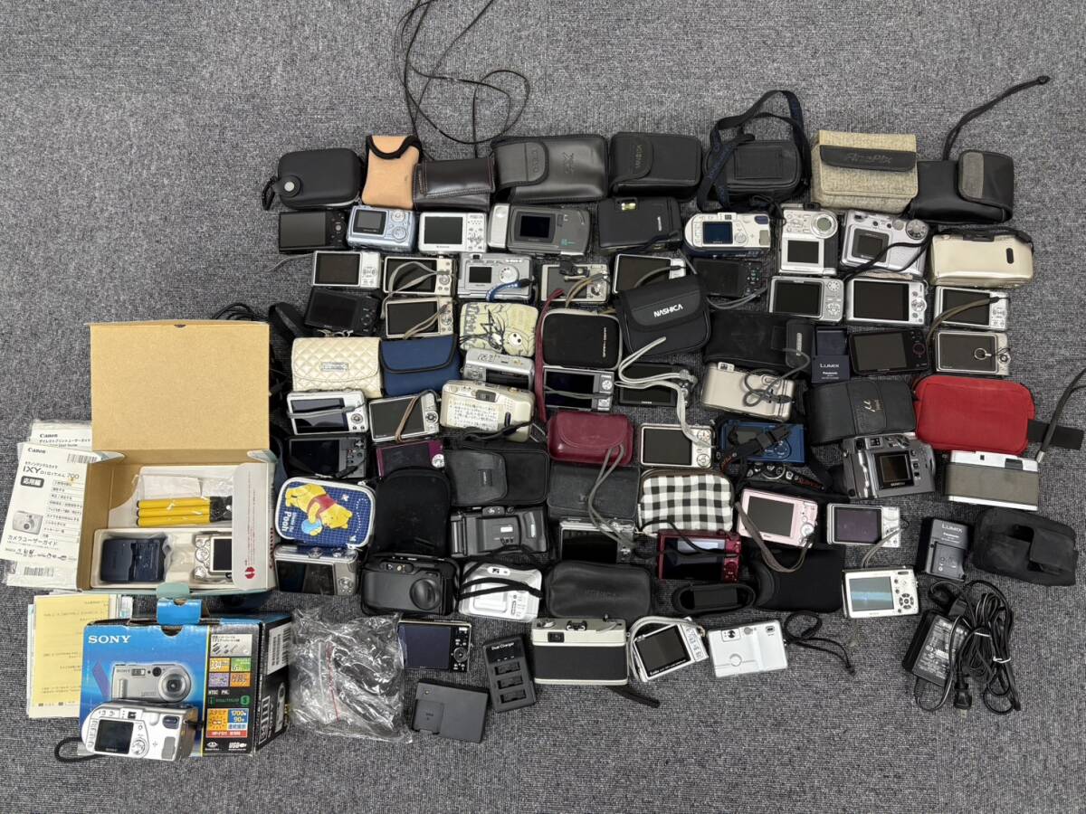 【50点まとめ】カメラ デジタルカメラ　付属品　ソニー　キャノン　フジフィルム　オリンパス　ミノルタ　など　ジャンク　1円スタート　32_画像4