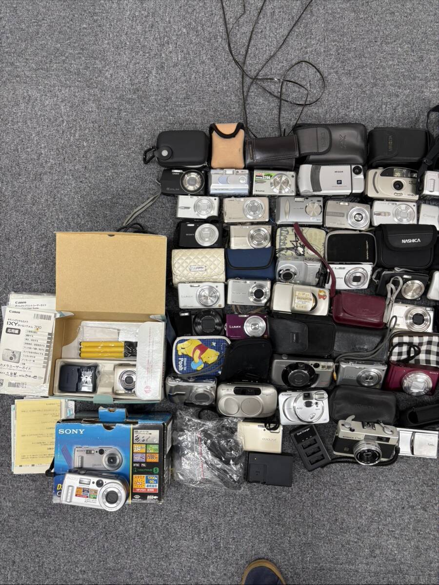 【50点まとめ】カメラ デジタルカメラ　付属品　ソニー　キャノン　フジフィルム　オリンパス　ミノルタ　など　ジャンク　1円スタート　32_画像2