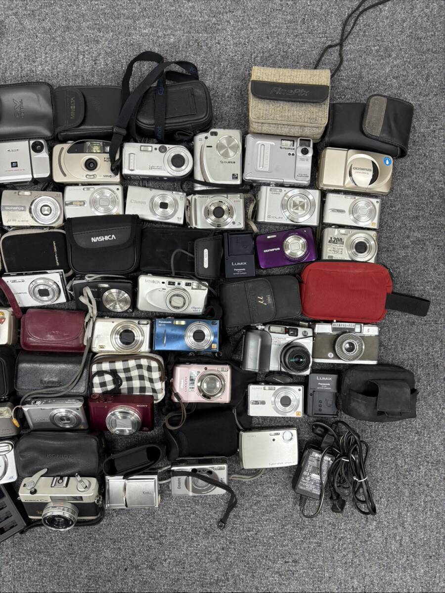 【50点まとめ】カメラ デジタルカメラ　付属品　ソニー　キャノン　フジフィルム　オリンパス　ミノルタ　など　ジャンク　1円スタート　32_画像3