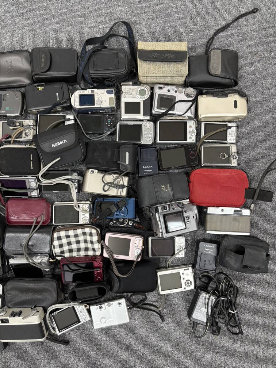 【50点まとめ】カメラ デジタルカメラ　付属品　ソニー　キャノン　フジフィルム　オリンパス　ミノルタ　など　ジャンク　1円スタート　32_画像6