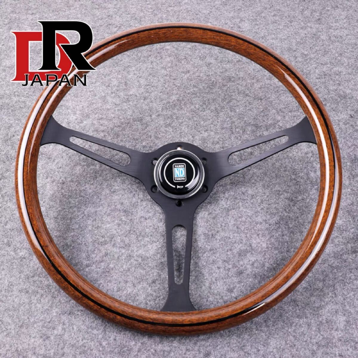 NARDI ナルディ クラシック ウッド ポリッシュ ステアリング 車 ハンドル 15インチ_画像1