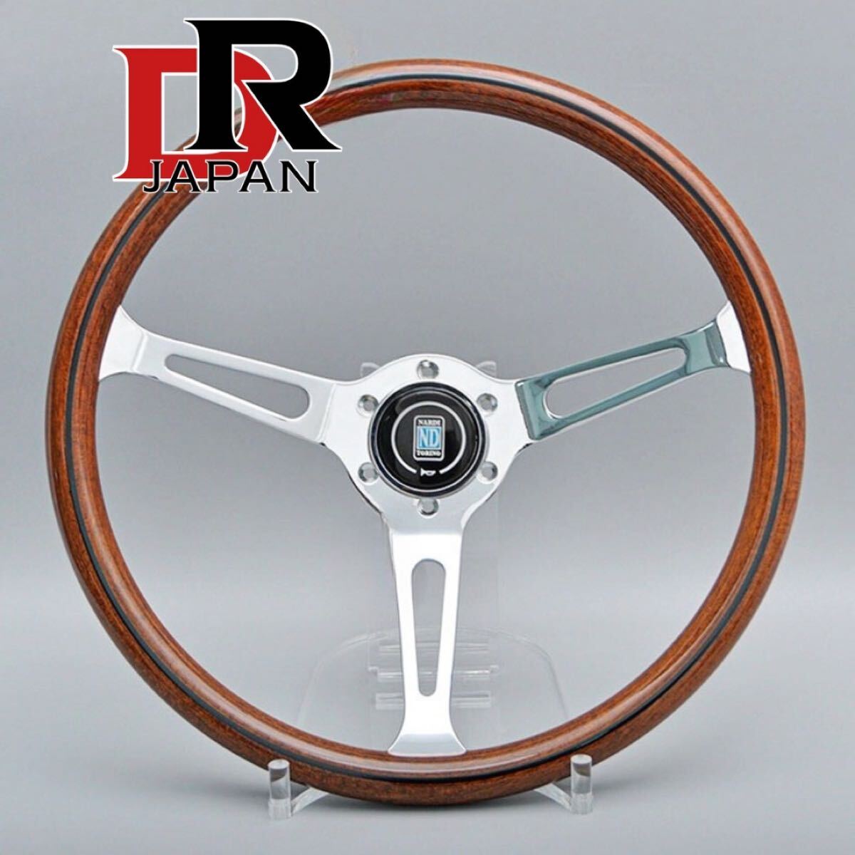 NARDI ナルディ クラシック ウッド ポリッシュ ステアリング 車 ハンドル 15インチ_画像5