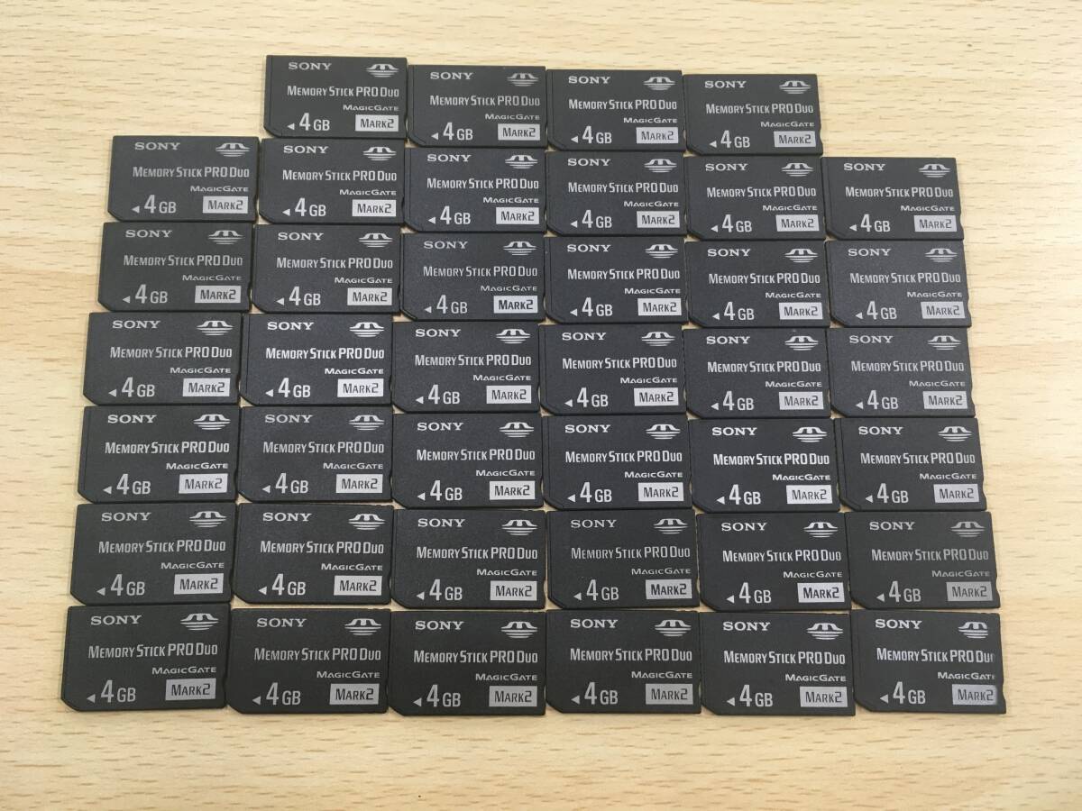 SONY Memory Stick PRO Duo 4GB MARK2　 計40個まとめてセット メモリースティック_画像1