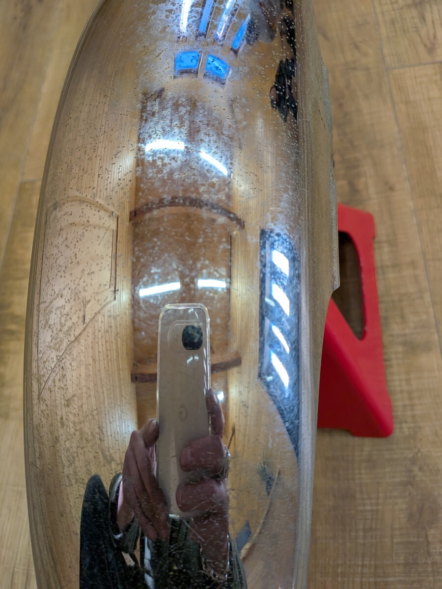 カワサキZ1.Z2 加工フロントフェンダー(ヤレ仕様)_画像4