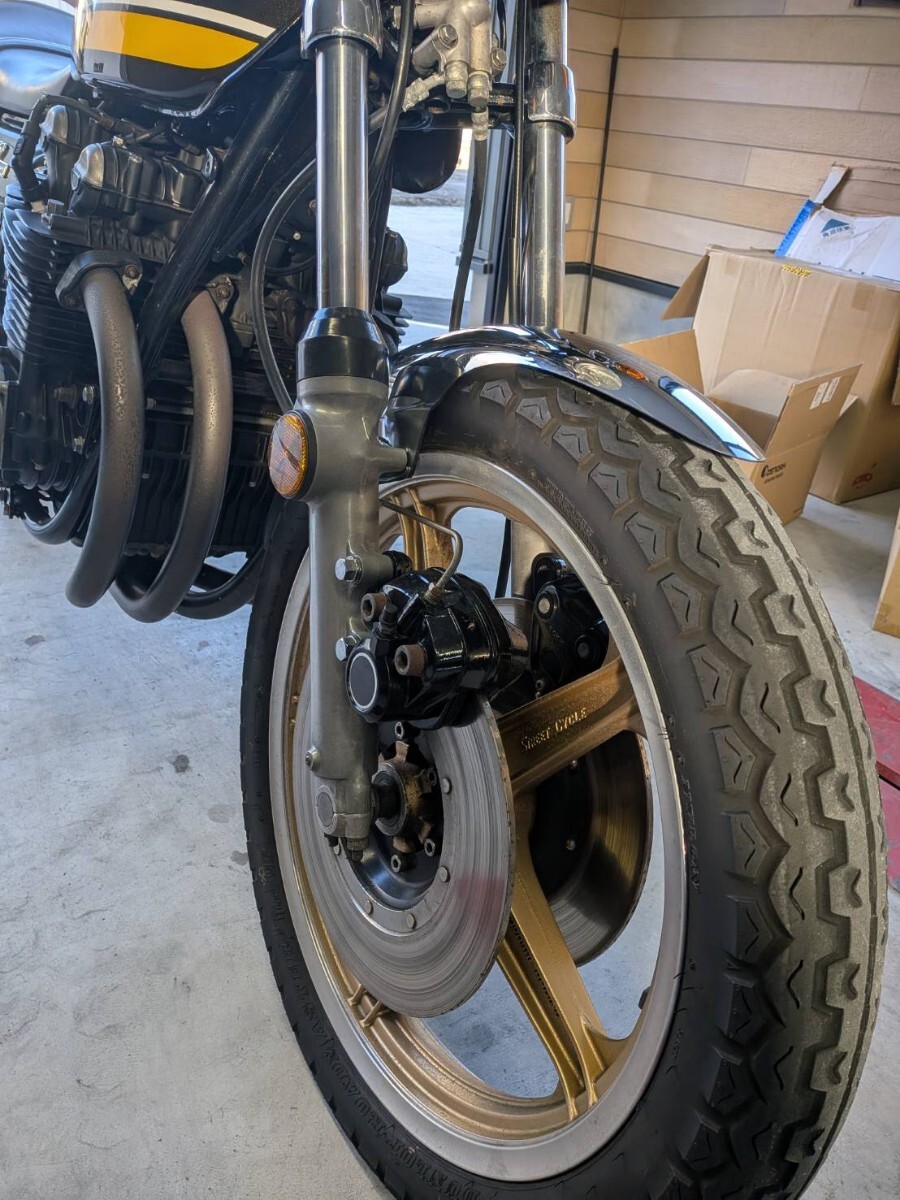 カワサキZ1.Z2 加工フロントフェンダー(ヤレ仕様)_画像8