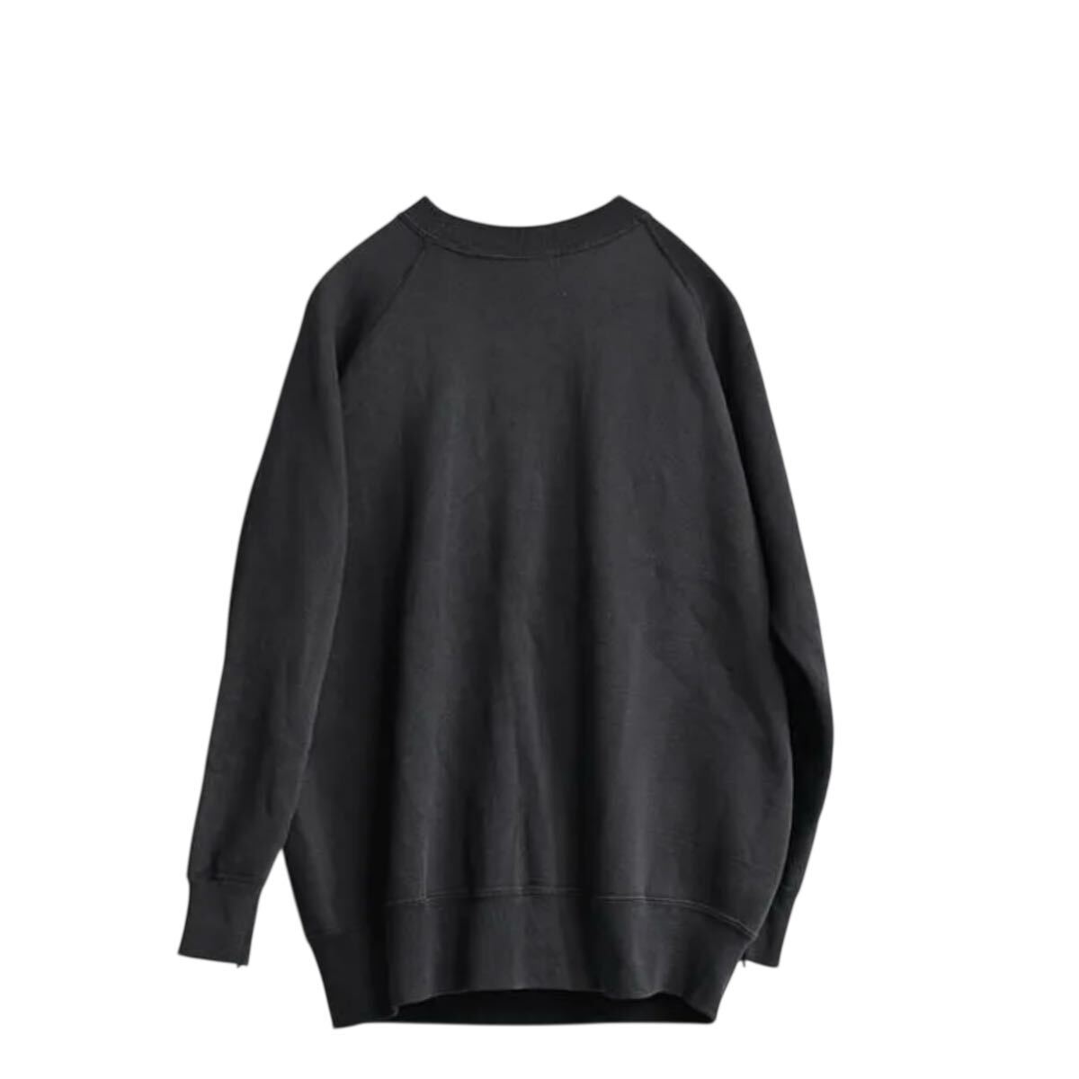 超希少&BIGサイズ!VTG 1960’s IDAHO COLOR FLOCK PRINT L/BLACK BODY SWEATSHIRT MINT USAビンテージカラーフロッキーブラックスウェット_画像4