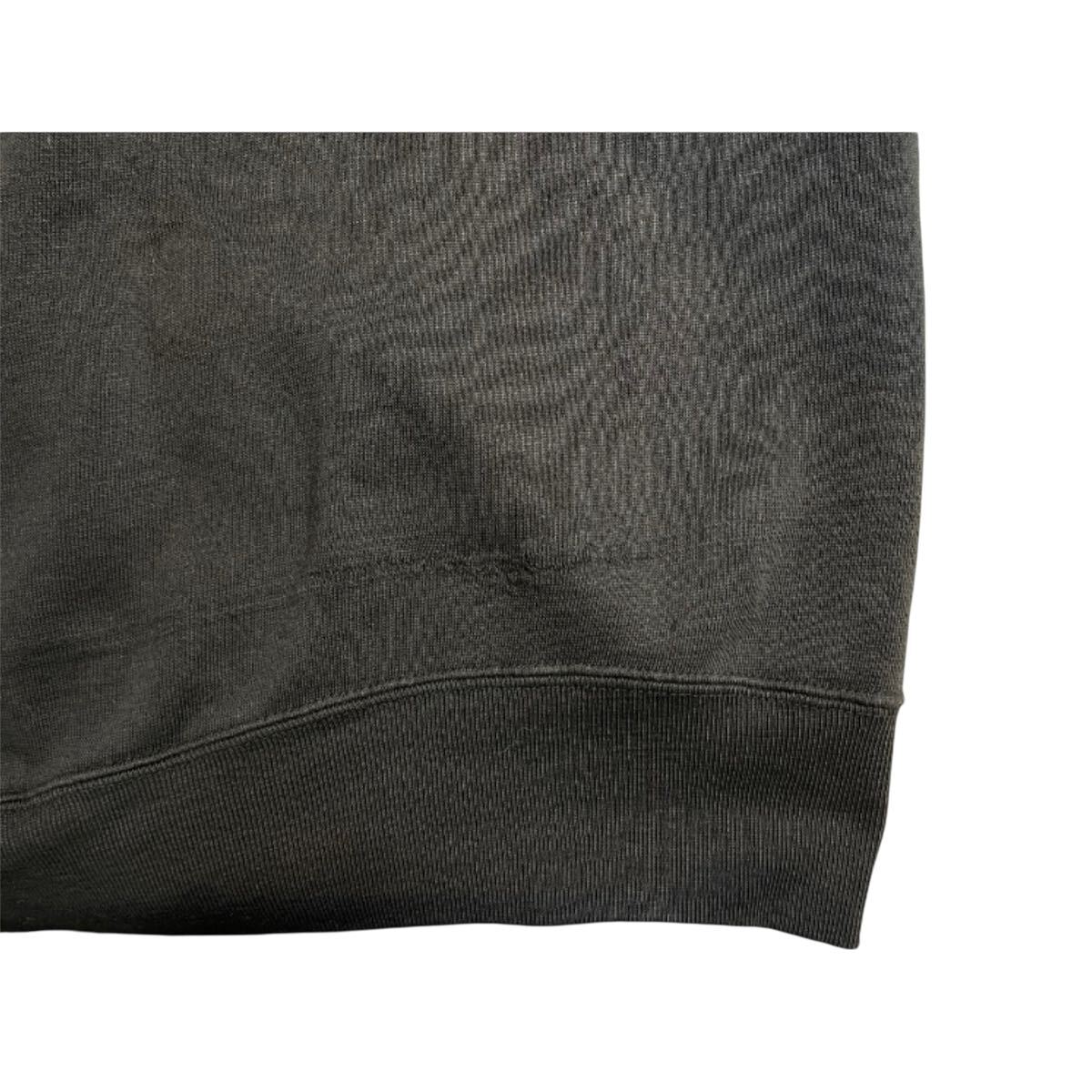 超希少&BIGサイズ!VTG 1960’s IDAHO COLOR FLOCK PRINT L/BLACK BODY SWEATSHIRT MINT USAビンテージカラーフロッキーブラックスウェット_画像8