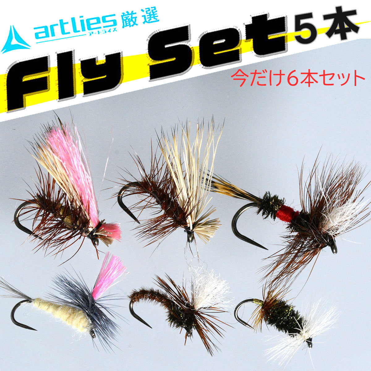 популярный комплект 6шт.@ dry fly балка bdopala Shute katis Wolf подарок искусственная приманка 