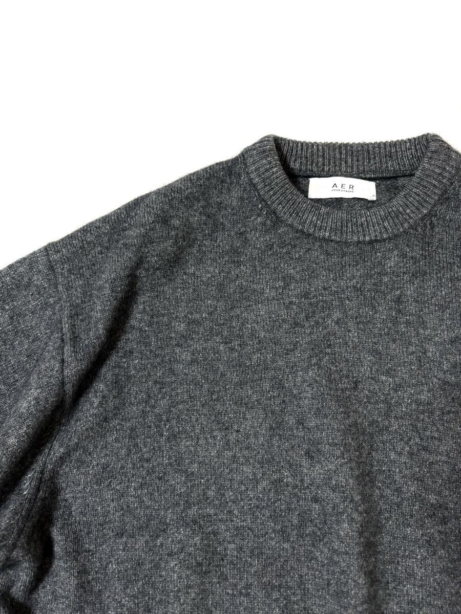 AER ADAM ET ROPE アダムエロペ FOX WOOL ミックス ニット プルオーバー ふわふわニット_画像6
