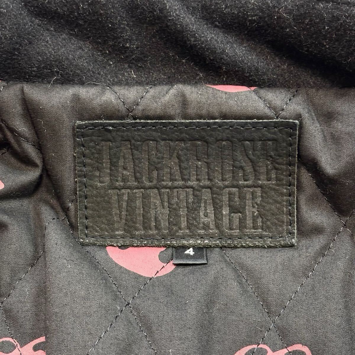 極美品【極希少】JACKROSE ジャックローズ ローリングストーンズ ダブルライダースジャケット レザージャケット ゴートレザー 本革 黒 y2k_画像6