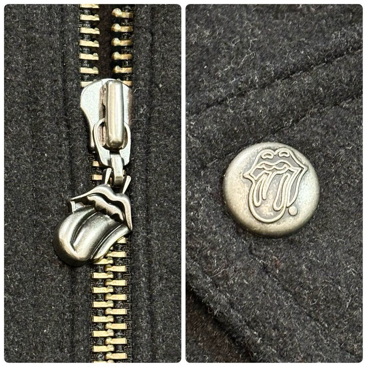 極美品【極希少】JACKROSE ジャックローズ ローリングストーンズ ダブルライダースジャケット レザージャケット ゴートレザー 本革 黒 y2k_画像9