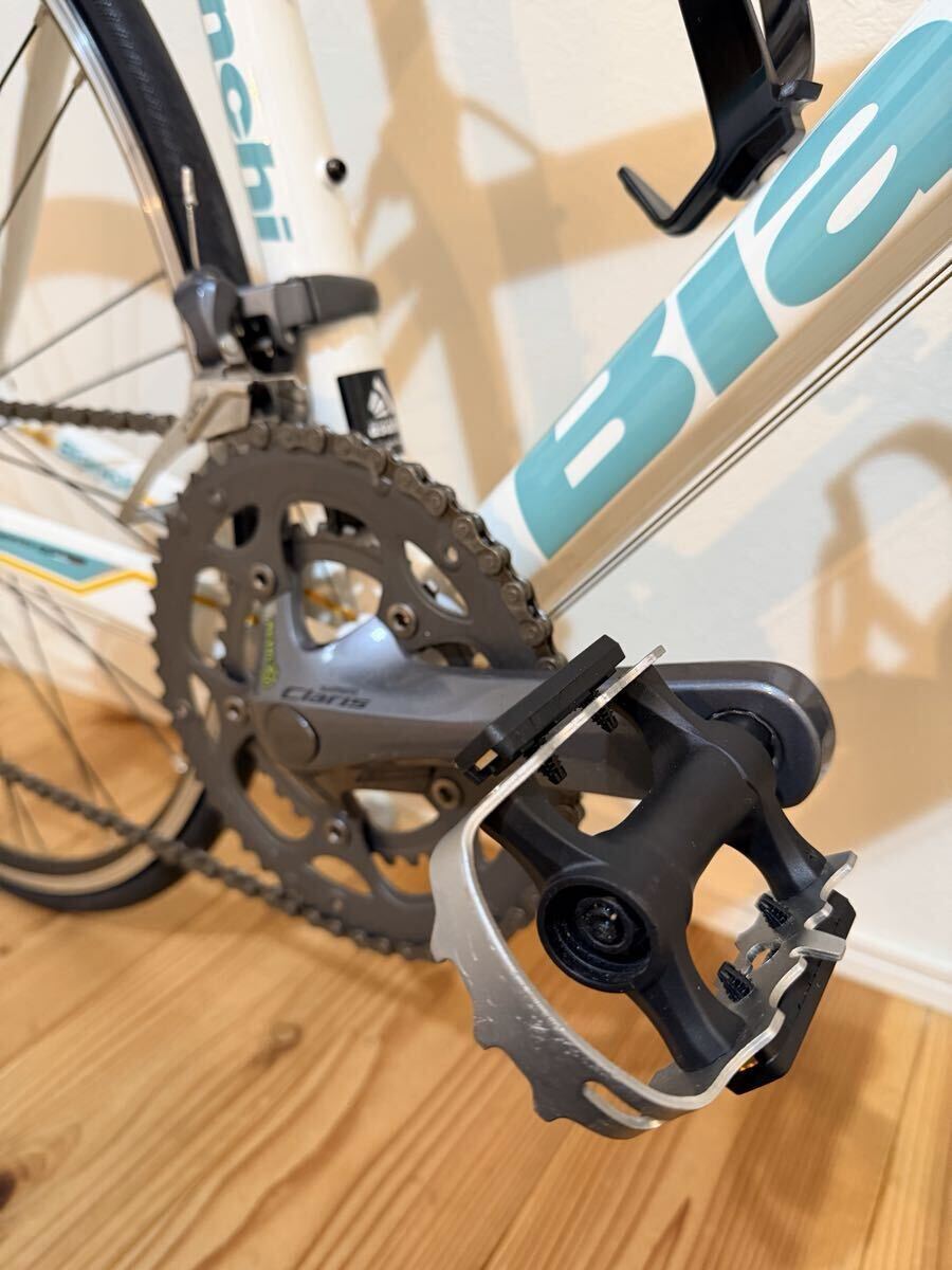 中古 美品 Bianchi ビアンキ VIA NIRONE 7 ビア ニローネ 7 46 SHIMANO シマノ Claris ロードバイク 空気入れ_画像7