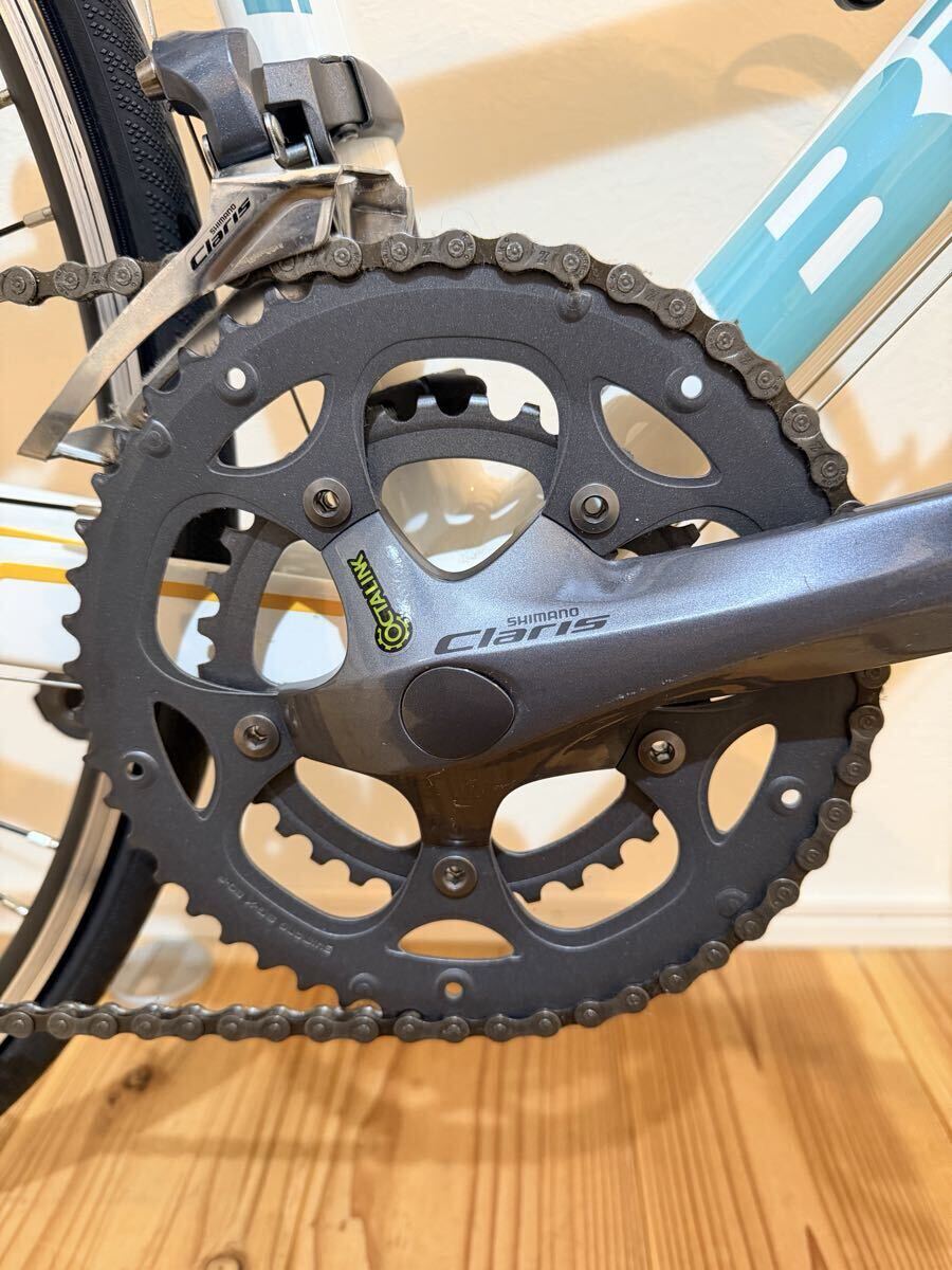 中古 美品 Bianchi ビアンキ VIA NIRONE 7 ビア ニローネ 7 46 SHIMANO シマノ Claris ロードバイク 空気入れ_画像8