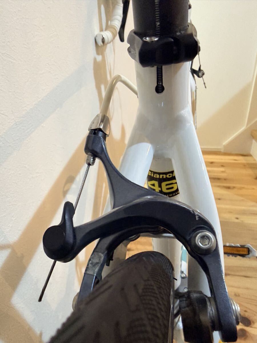 中古 美品 Bianchi ビアンキ VIA NIRONE 7 ビア ニローネ 7 46 SHIMANO シマノ Claris ロードバイク 空気入れ_画像10