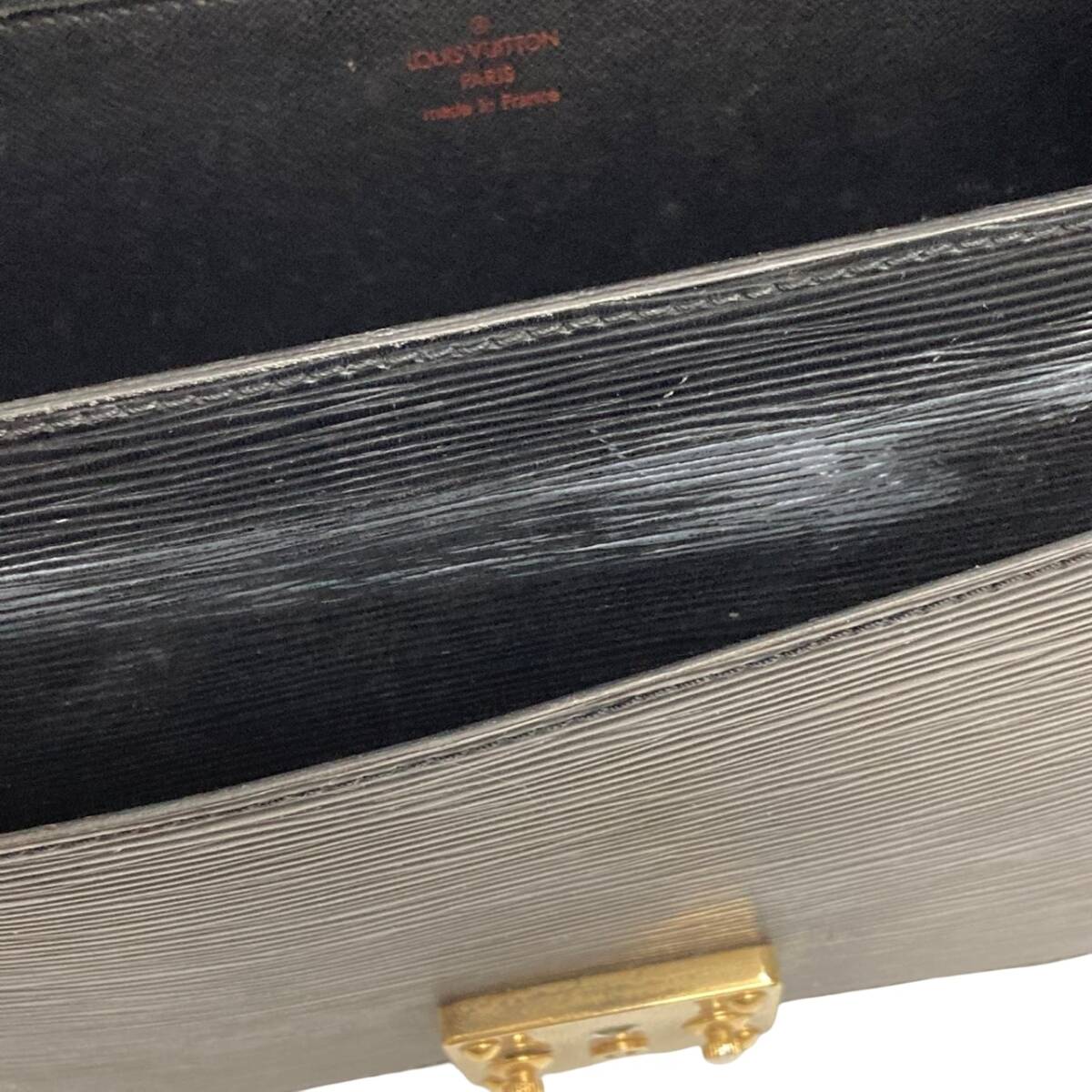 LOUIS VUITTON ルイヴィトン エピ モンソー ハンドバッグ M52122 ノワール メンズ セカンドバッグ 【中古】 32510K164_画像9