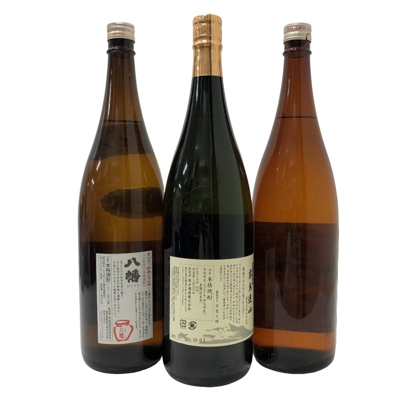  potato shochu 3 шт. комплект Kirishima полосный гора 25 раз +. .......35 раз + Hachiman 25 раз любой 1800ml [ не . штекер товар ] 22511K2583