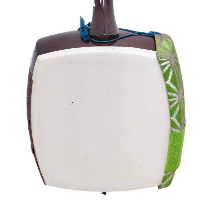 三味線 細棹 紫檀 正寸 楽器 民謡三味線 和楽器 袋付き 【中古】 22511K89_画像6