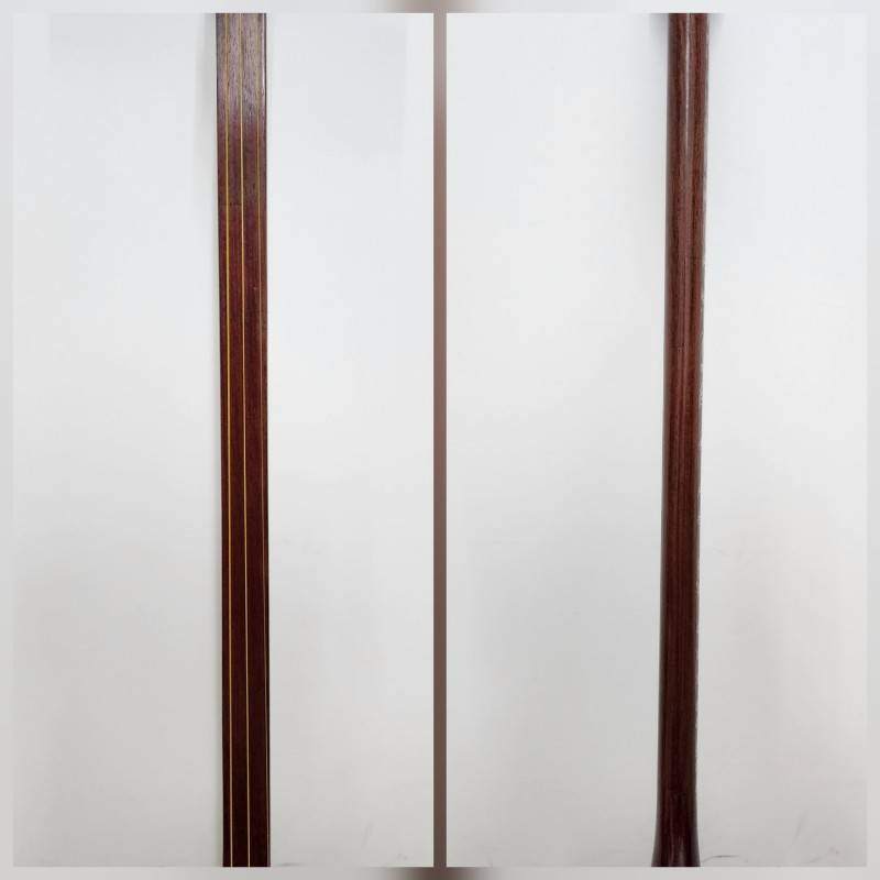 三味線 細棹 花梨 正寸 楽器 民謡三味線 和楽器 袋付き 【中古】 22511K88_画像8