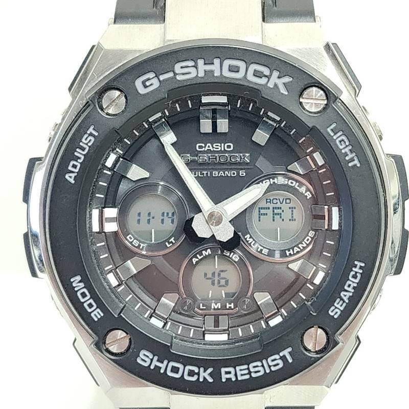 CASIO カシオ G-SHOCK GST-W300-1AJF 腕時計メンズ タフソーラー ブラック文字盤 動作品 【中古】 32511K137_画像2