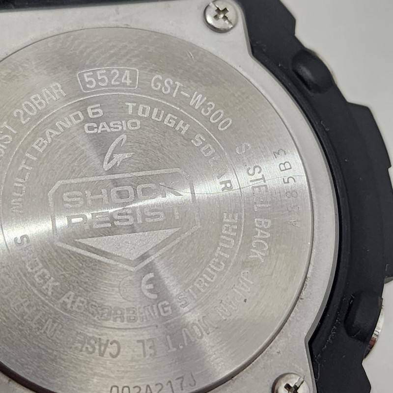 CASIO カシオ G-SHOCK GST-W300-1AJF 腕時計メンズ タフソーラー ブラック文字盤 動作品 【中古】 32511K137_画像8