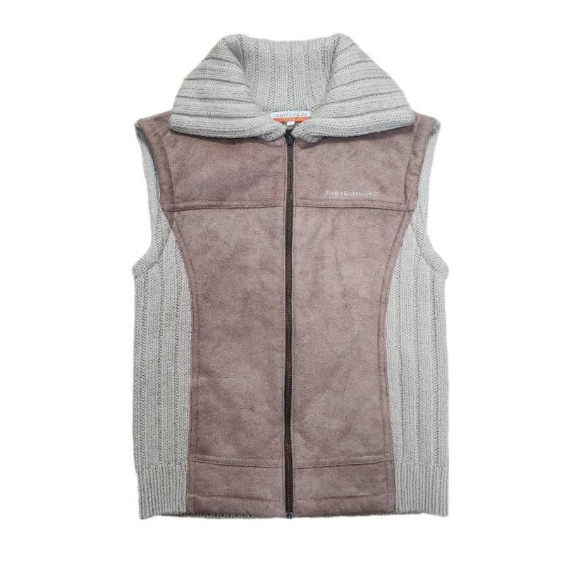 CASTELBAJAC カステルバジャック ベスト 2点セット SPORT モヘヤ混 +2 NATURE ブラウン 【中古】 22510K710_画像5