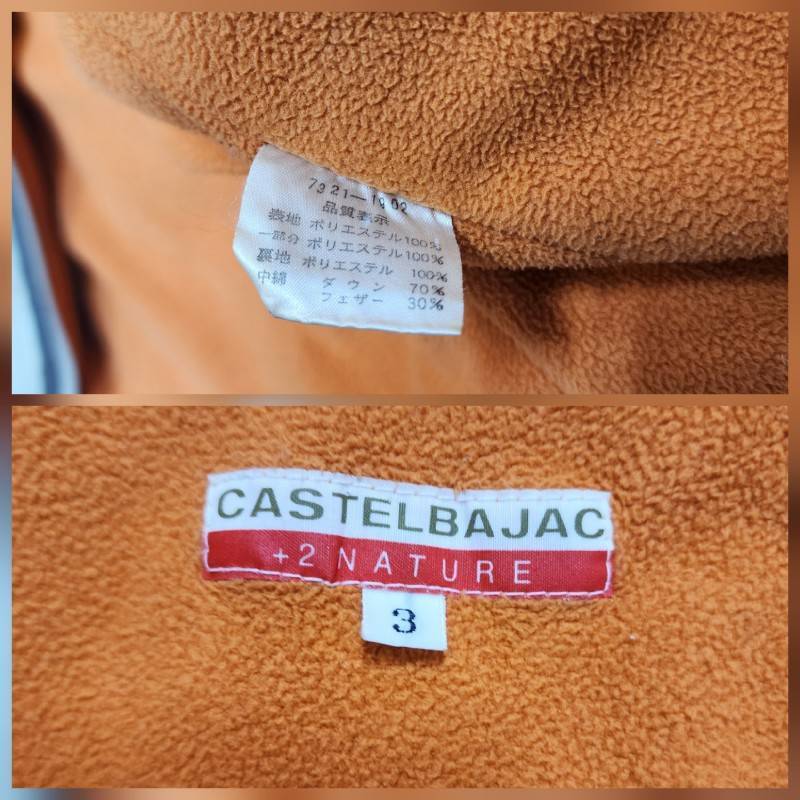 CASTELBAJAC カステルバジャック ベスト 2点セット SPORT モヘヤ混 +2 NATURE ブラウン 【中古】 22510K710_画像8