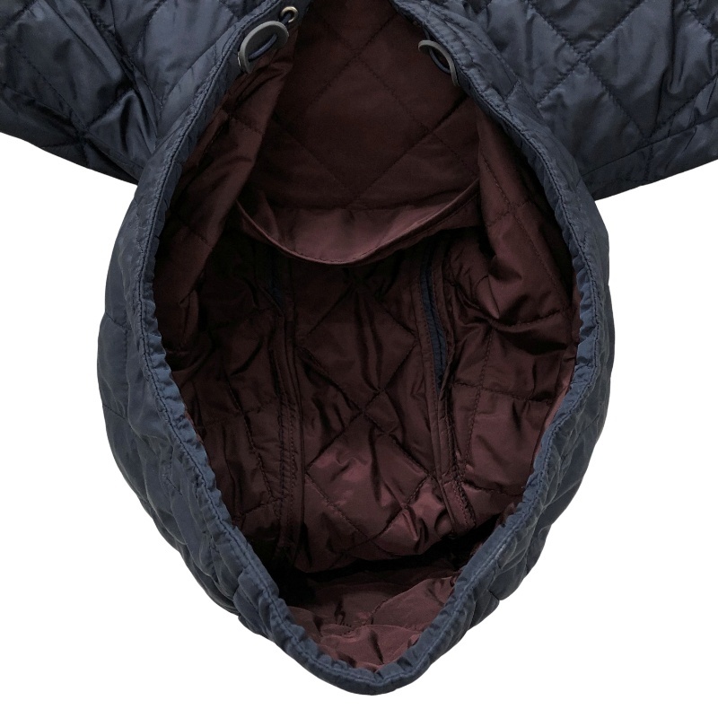 PRADA プラダ キルティングジャケット SGH053 ダークネイビー×えんじ色 サイズ52 メンズ 【中古】 22511K341_画像4